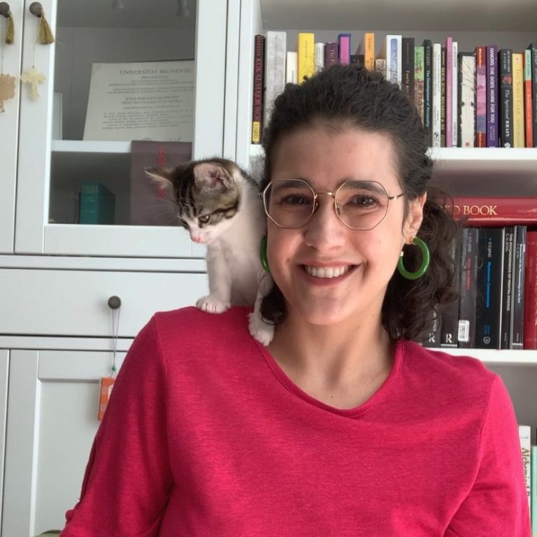 Jungian therapist and cat